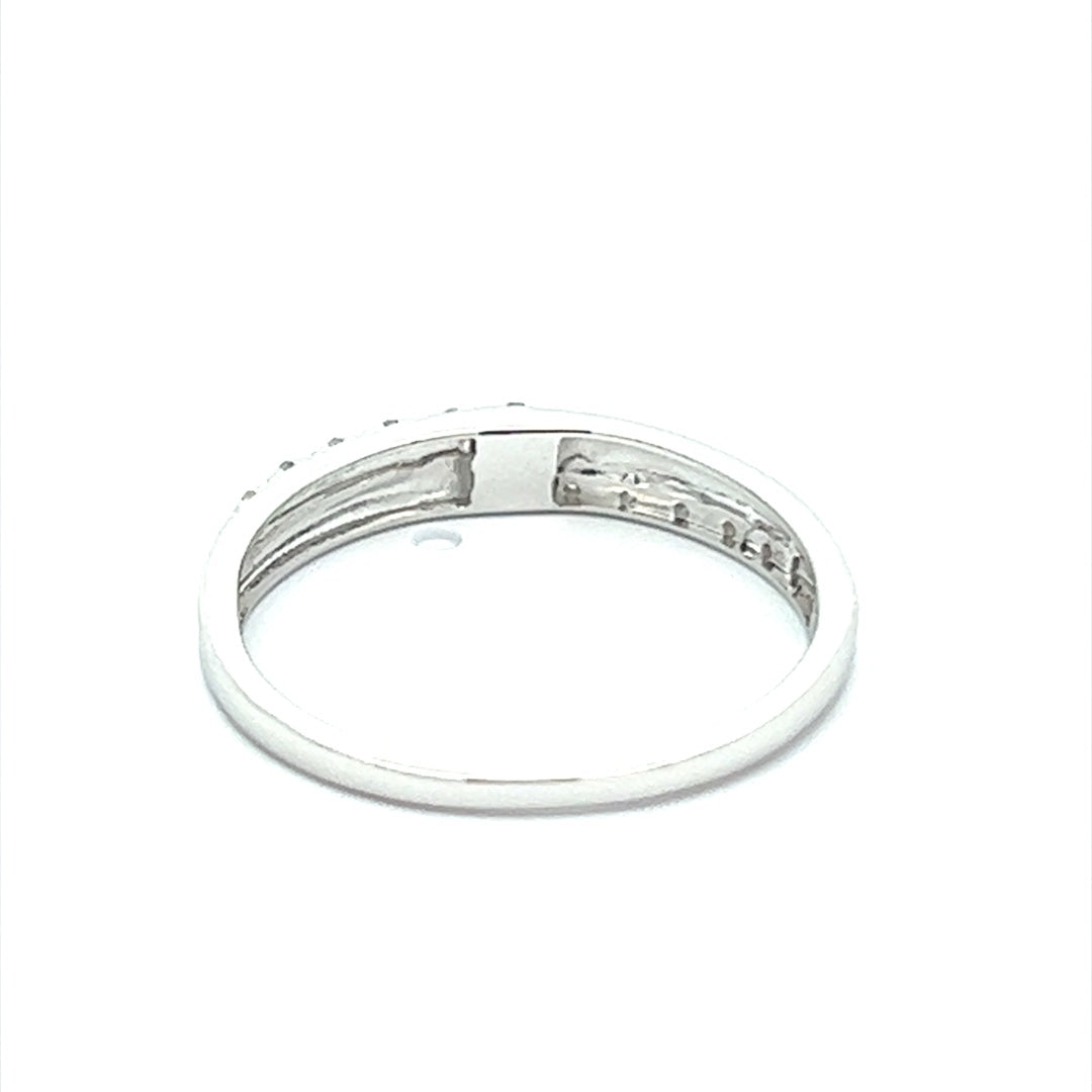 Diamond Ring In 14K White Gold